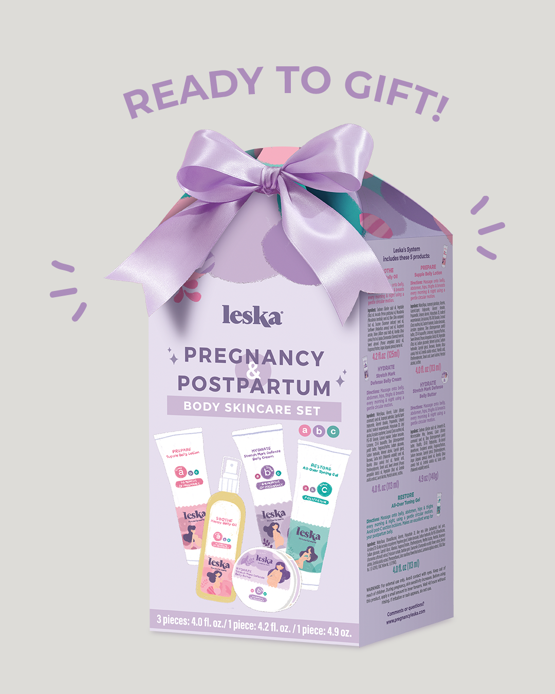 Pregnancy & Postpartum Body Skincare Set