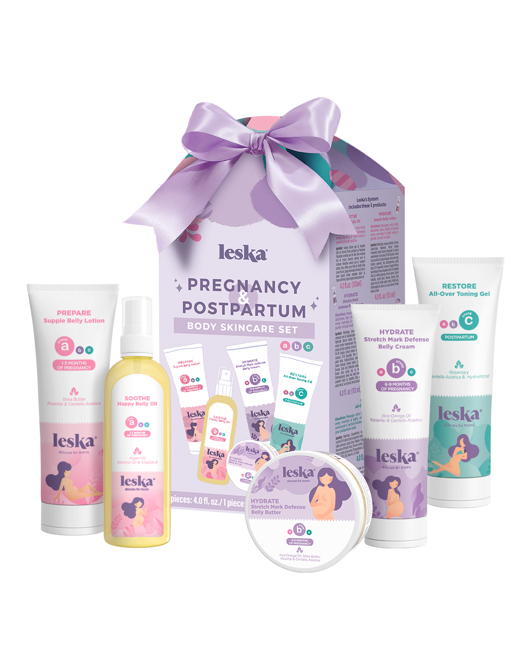 Pregnancy & Postpartum Body Skincare Set
