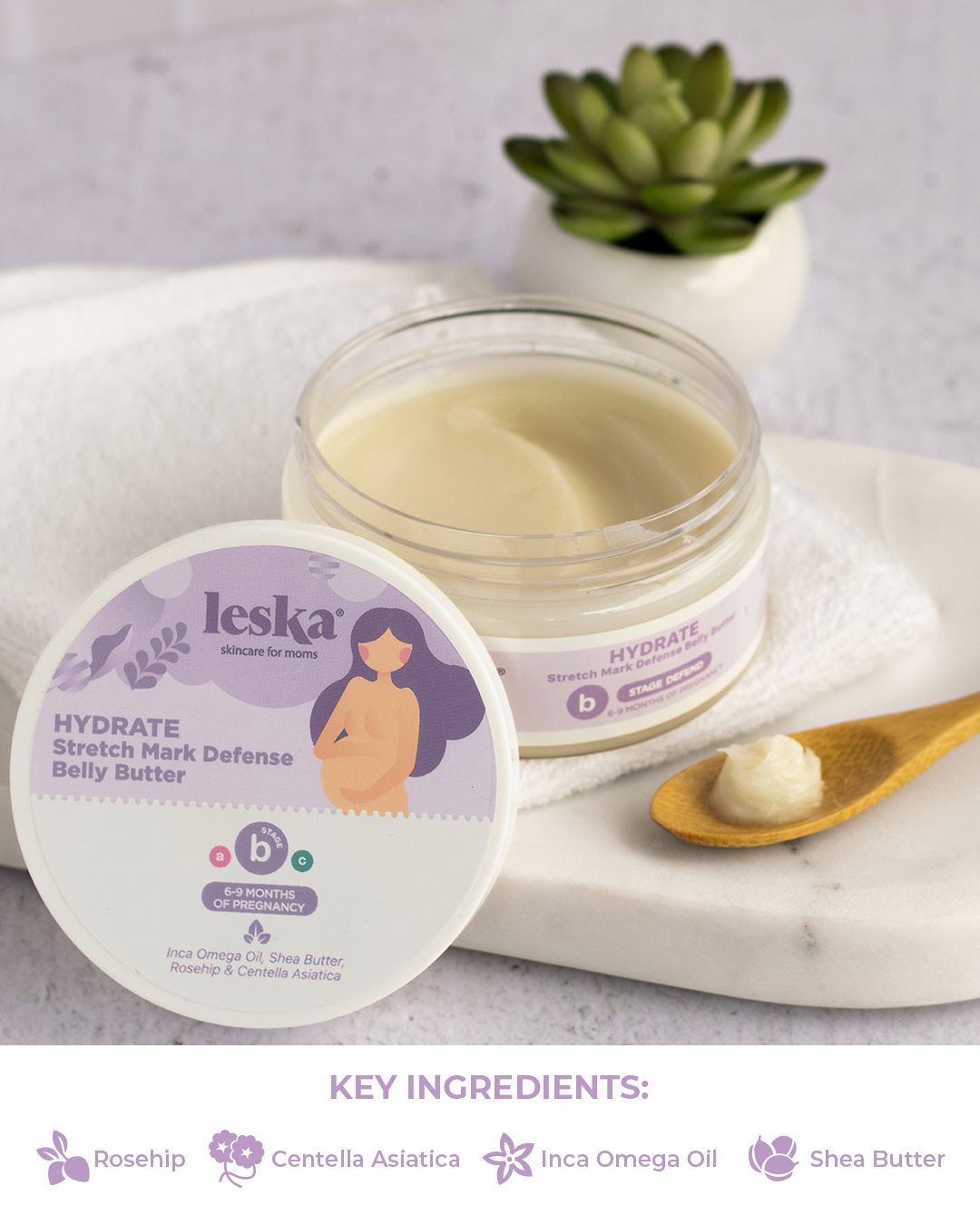 STAGE B - HYDRATE STRETCH MARK DEFENSE BELLY BUTTER