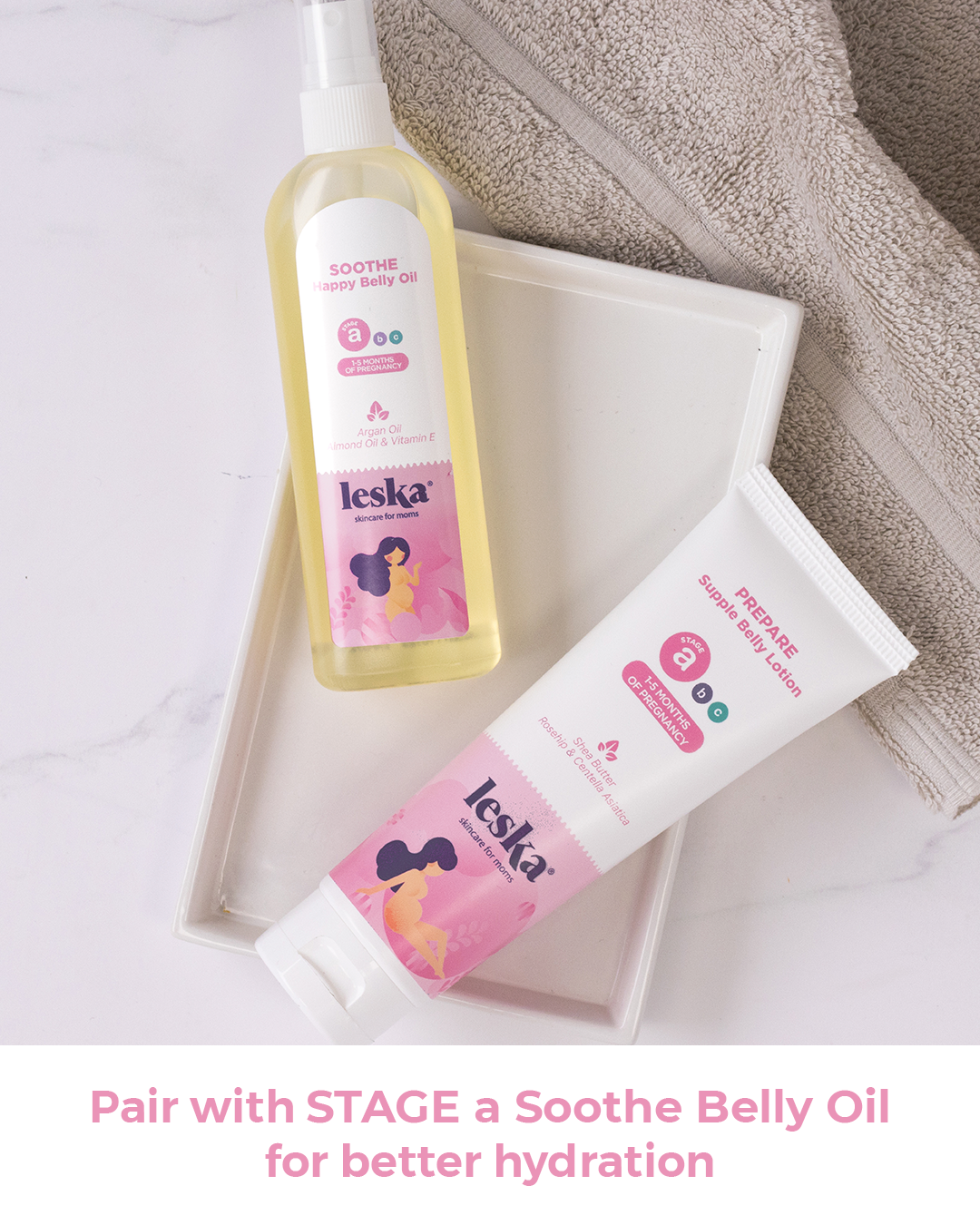 STAGE A - PREPARE SUPPLE BELLY LOTION